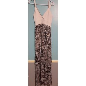 JEALOUS TOMATO | B&W 2 Tone Sleeveless Maxi Dress